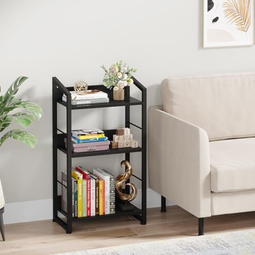 3-Tier Wood Metal Bookshelf E91016