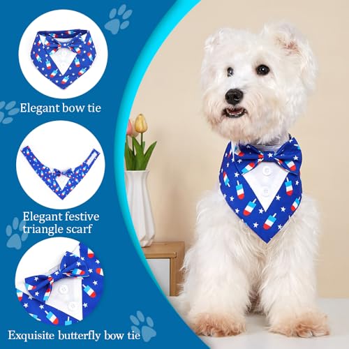 Adjustable Dog Wedding Bandana with Bow (Medium, Black) C901