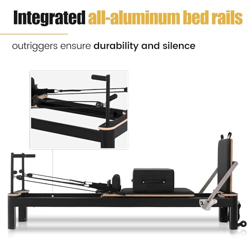 Aluminum Pilates Reformer Machine with Jump Box K51260