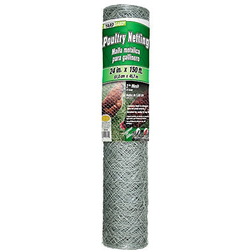 2 Inch Mesh 24 Inch X 150 Foot 20 Gauge Galvanized Steel Wire Fence X18019