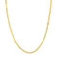 14K Yellow Gold Diamond Cut Chain Necklace O258