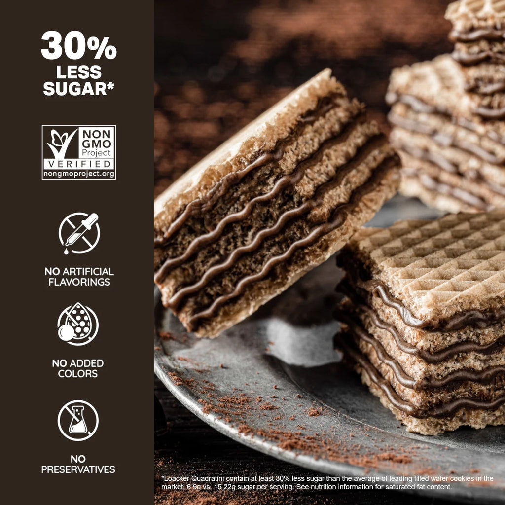 Dark Chocolate Cream-Filled Bite-Size Wafer Cookies, 8.82 oz, Pack of 6 M50363